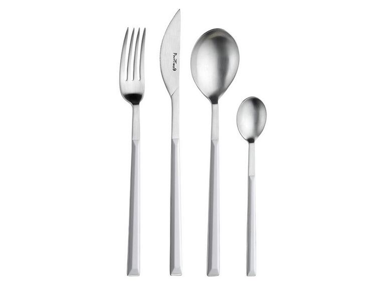 SUSHI PRO BIANCO OPACO 2,5 MM CUCCHIAIO TAVOLA 18/10 + ABS 21,0 CM 