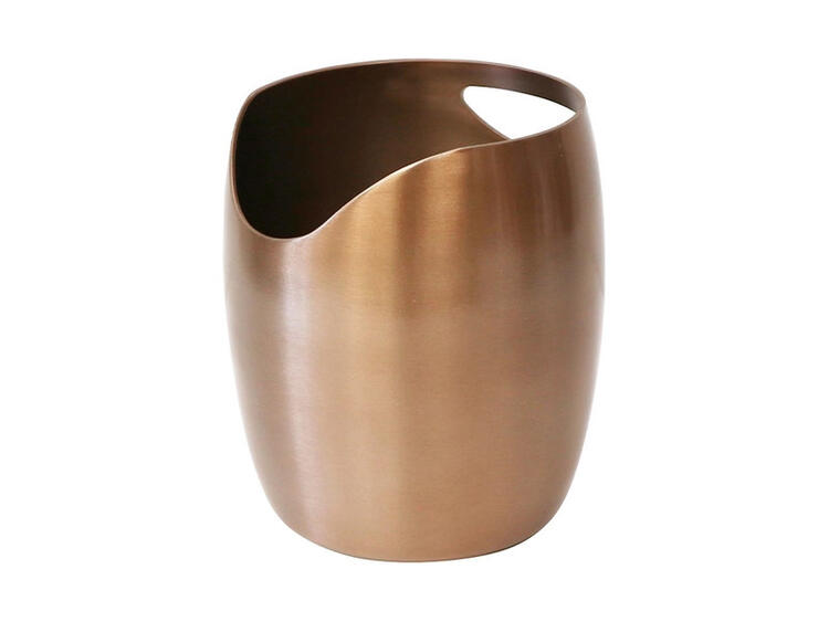 AUDREY 3 MM SECCHIELLO CHAMPAGNE IN ALLUMINIO BRONZE 18,2 CM H 21 CM 