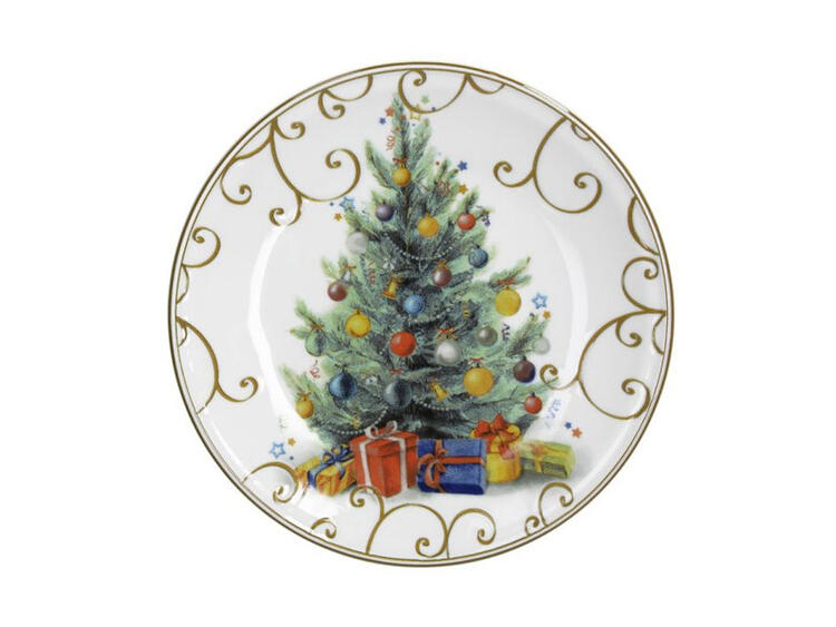 AZ GIFT PIATTO DESSERT MULTICOLOR PORCELLANA 20 CM 