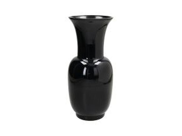 GLASS DESIGN ISIDE VASO VETRO NERO 30 CM 