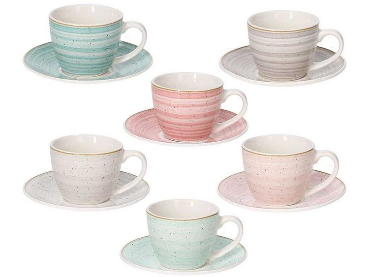 IRIS SET 6 TAZZE CAFFE C/P PEPPER 