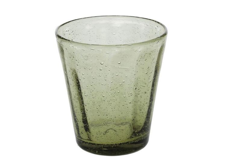 KOLORS BICCHIERE VERDE OLIVA VETRO 9 CM H 10,5 CM 34 CL