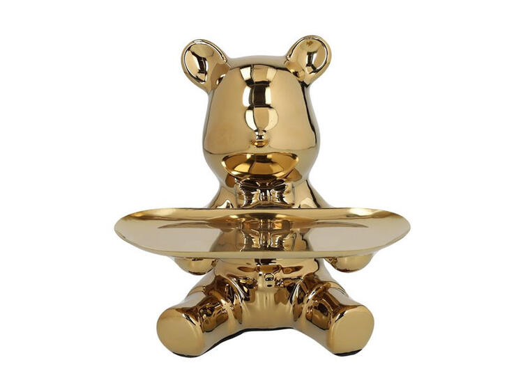 HOME DECOR BEAR ORSO ORO C/VASS.19 