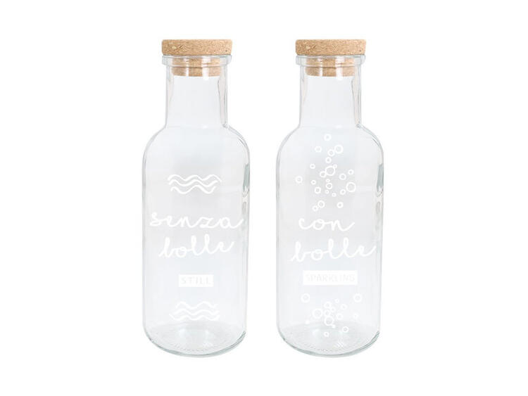 STILL & SPARKLE BOTTIGLIA VETRO TAPPO SUGHERO 1 L