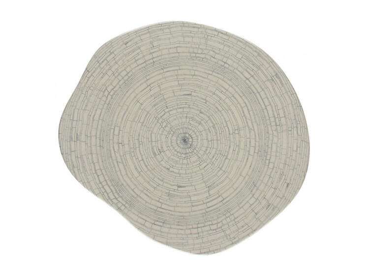PIATTO PIANO L CM.35,5 LINEA FOSSILE MELAMINA TOGNANA PROFESSIONAL 