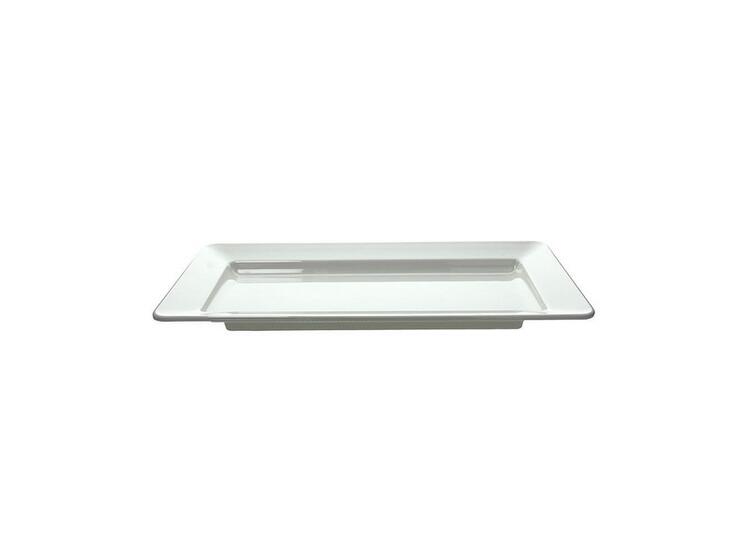 LINEA SHOW PLATE IN MELAMINA RETTANGOLARE BIANCO 70X30 