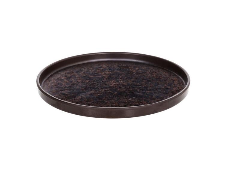 SHOWPLATE PIATTO EDGE CM.18 CORTEN 