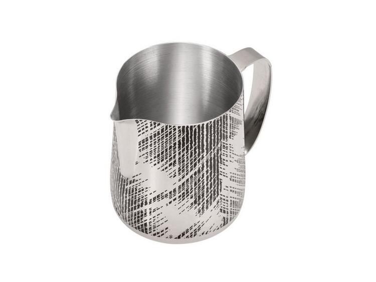 PEN JUG LATTIERA PER CAPPUCCINO IN ACCIAIO INOX 18/10 CON FINITURA ETCHING 80 CL TAZZE 8 