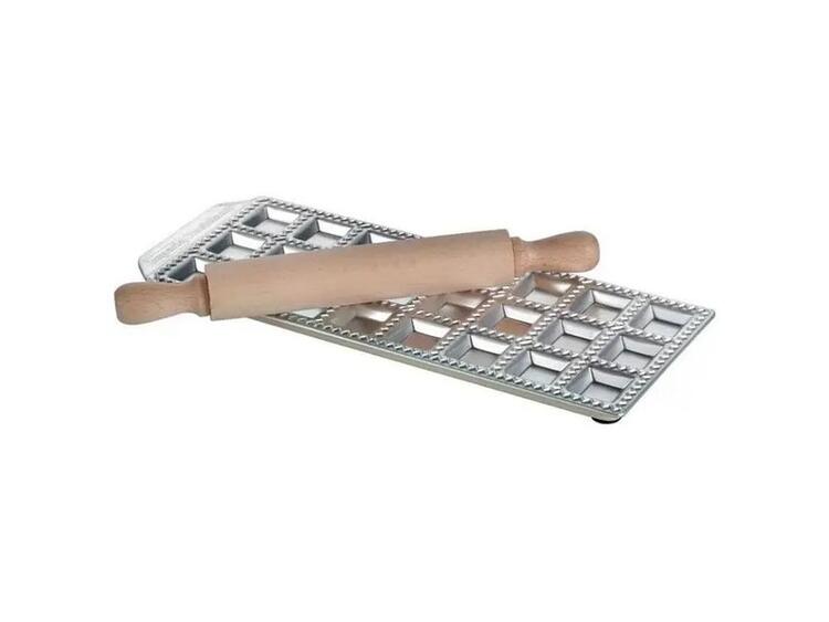 RAVIOCHEF STAMPO PER RAVIOLI 24 RAVIOLI QUADRI GIGANTI