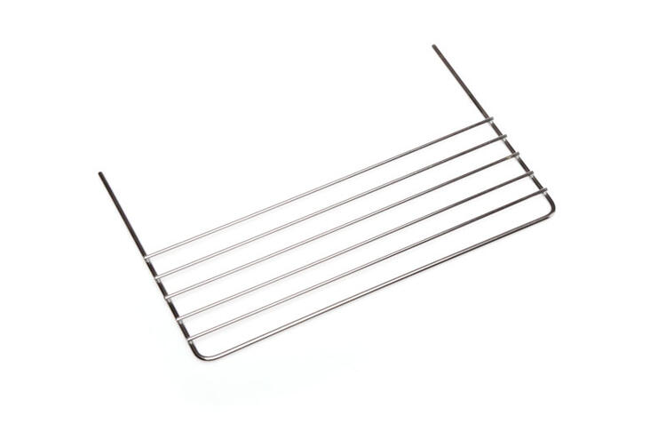 GRIGLIA PROLUNGA FILO DI FERRO CROMATO 11X31 CM