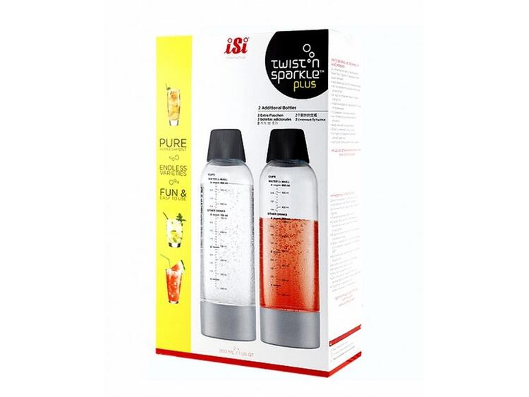KIT 2 BOTTIGLIE DI RICAMBIO PER SISTEMA TWIST & SPARKLE