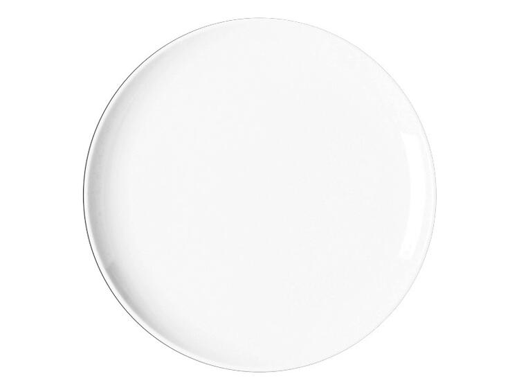 NANO PIATTO PIANO SENZA FALDA PORCELLANA CM 30,7X3,2 