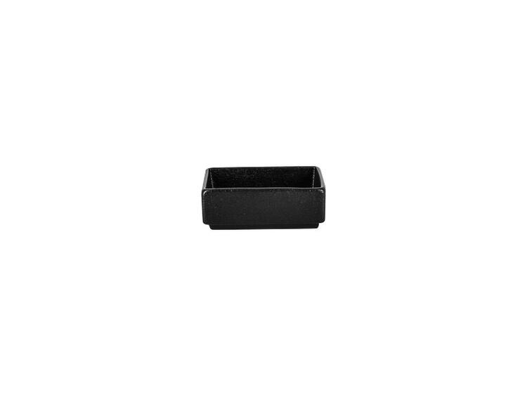 SENSATION GOMA COPPETTA QUADRATA NERO PORCELLANA CM 8,5X8,5 13 CL 