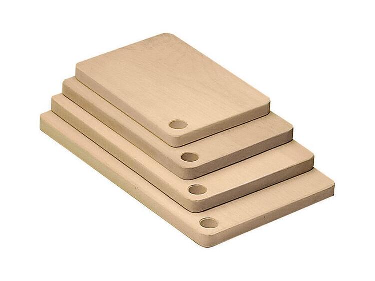 TAGLIERE IN LEGNO DI FAGGIO UNIPEZZO CON MANIGLIA 50X30X3 CM 