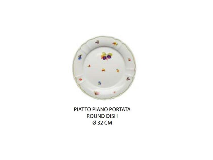 PIATTO PIANO 32 TILDE FLEUR 