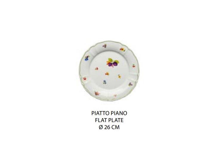 PIATTO PIANO 26 TILDE FLEUR 