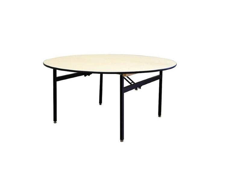 TAVOLO TONDO 120XH75/78 PIANO MM18 IN MULTISTRATO 