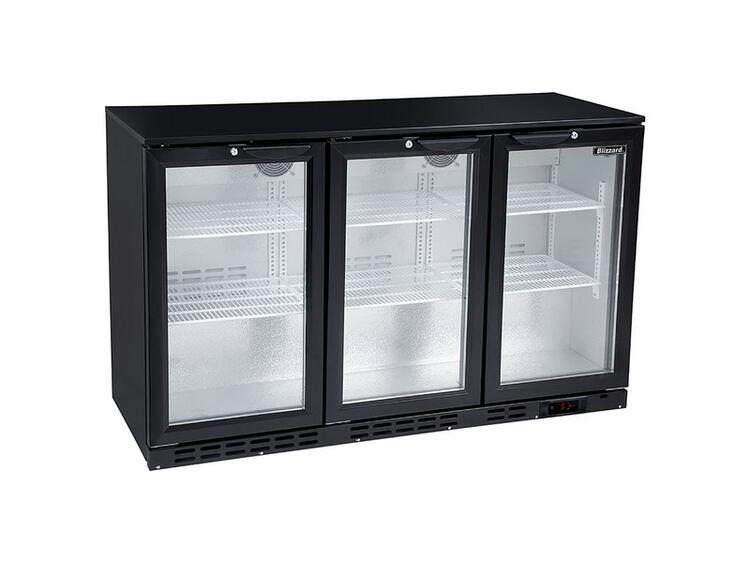 BACK BAR COOLER 200LTS BLACK CEE PL 