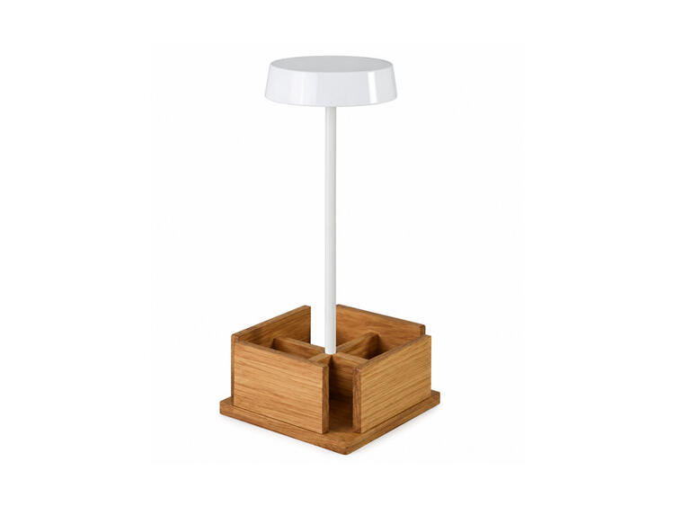 BELLAGIO SET MENAGE C/LAMPADA BIANC 