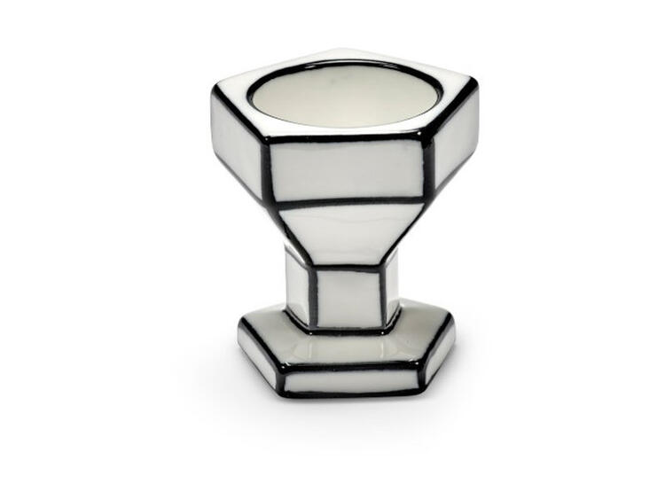 PORTAUOVO WHITE/BLACK CARTE BLANCHE 
