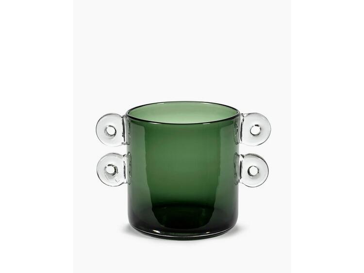 VASE DARK GREEN 