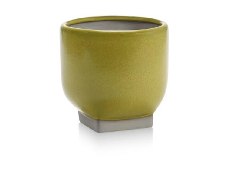 VASO FIORI 02 YELLOW/GREY 