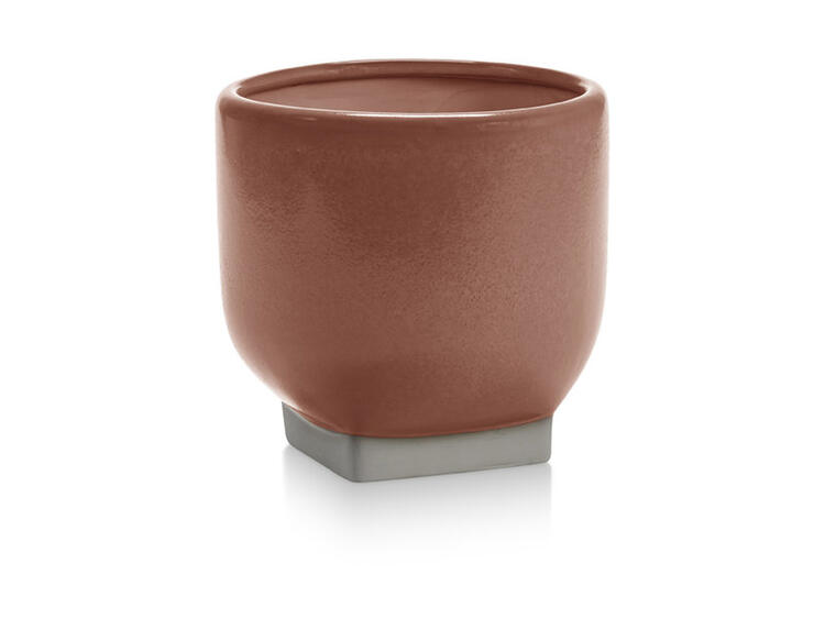 VASO FIORI 02 ORANGE/GREY 