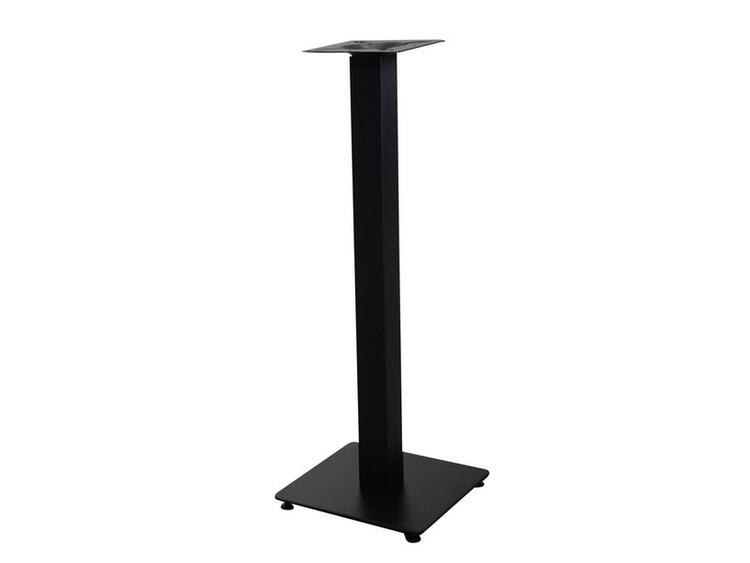 BASE TAVOLO BAR METALLO NERO 40X40 