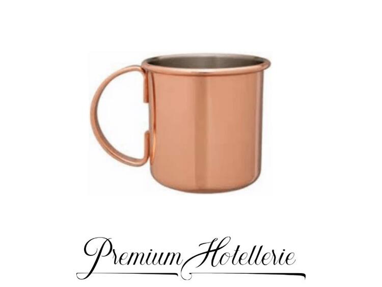 MUG IN RAME CON MANICO IN OTTONE 