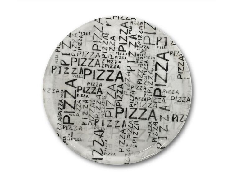 NAPOLI PIZZAITALIC PIATTO PIZZA PORCELLANA ROTONDO CM 33 