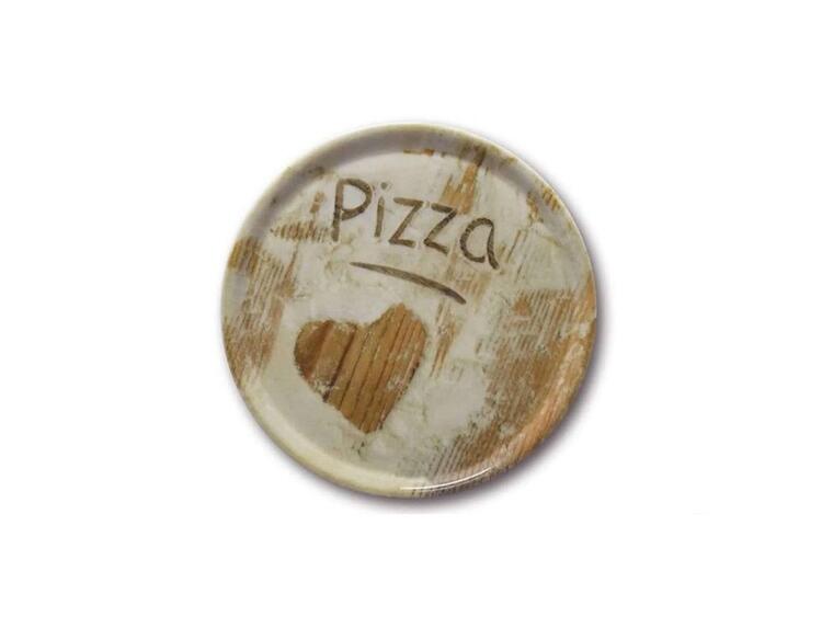 NAPOLI PIZZAFLOUR PIATTO PIZZA PORCELLANA ROTONDO CM 31 