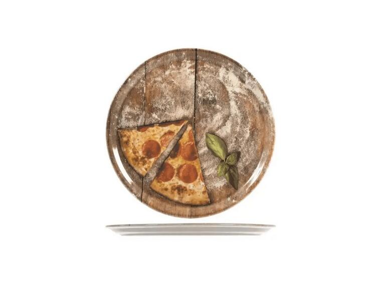 NAPOLI PIZZAFLOUR PIATTO PIZZA PORCELLANA ROTONDO CM 31 