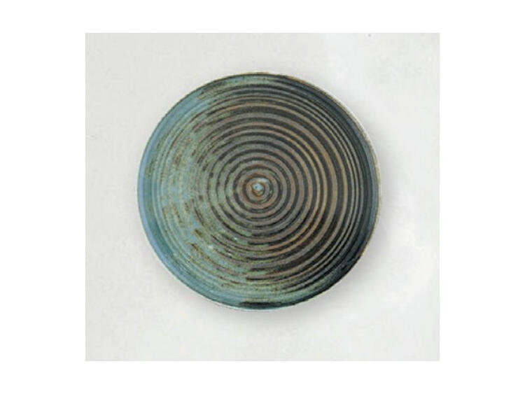 RADIAL PIATTO PIANO PORCELLANA DECORATO CM 28 