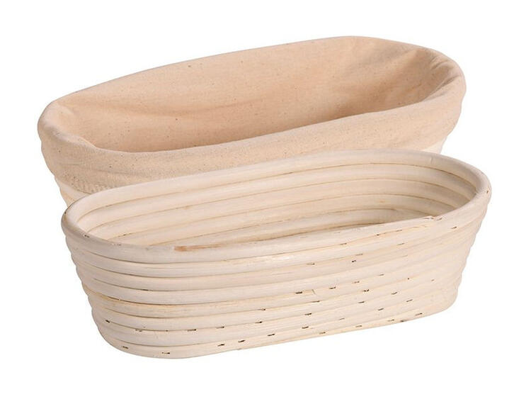 CESTINO LIEVITAZIONE OVALE C/FODERA 