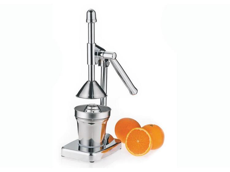 EVA SPREMIAGRUMI MANUALE IN ACCIAIO INOX 18/10 12 CM CON DOPPIO CONO E GUARNIZIONE IN SILICONE 