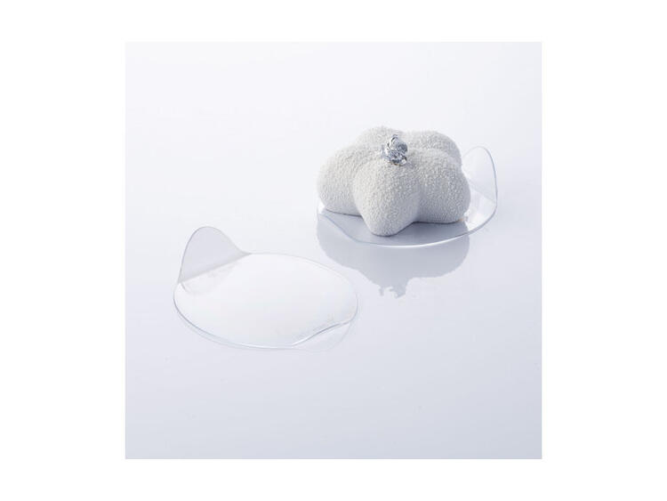 PIATTINO MONOPO.TONDO P.100 TRASP. 