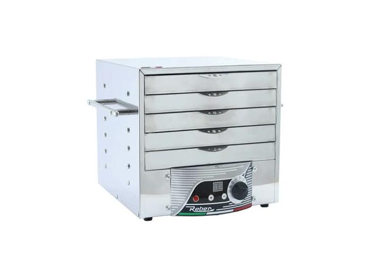 ESSICCATORE DIGITALE IN ACCIAIO INOX PER ALIMENTI 10080 N CON FOGLI 061