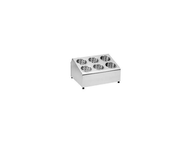 PORTA POSATE INOX 6 POSTI 