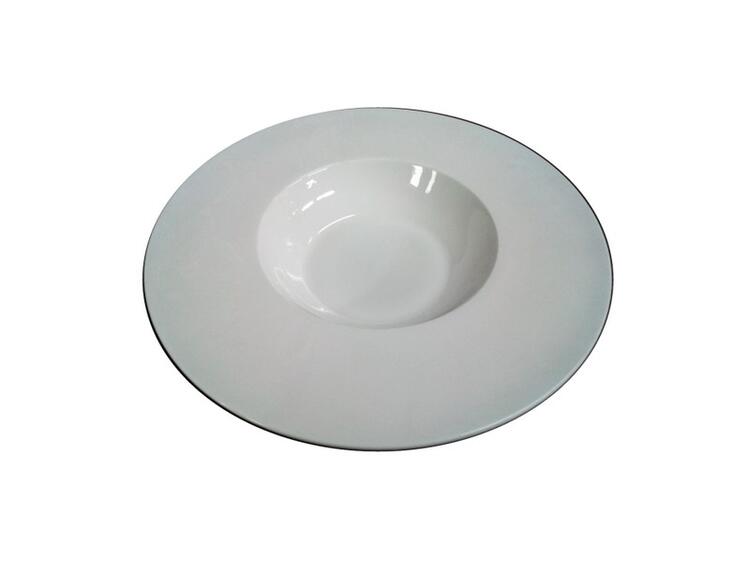ANJA BIANCO PIATTO FONDO DEGUSTAZIONE PORCELLANA CM 25