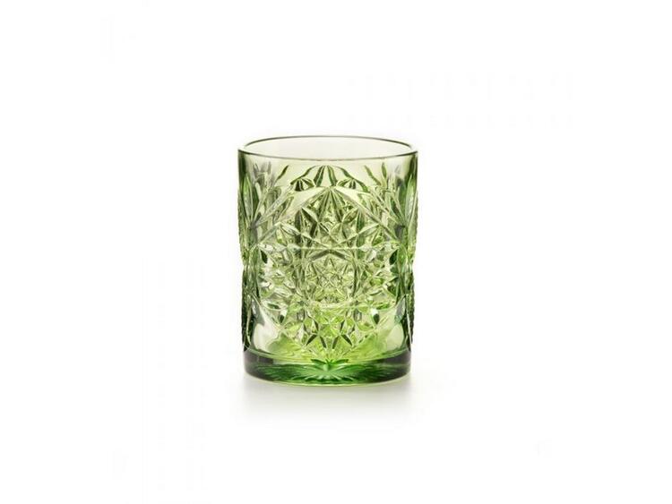 VINTAGE GREEN CANDELE SET 6 BICCHIERI 300ML 