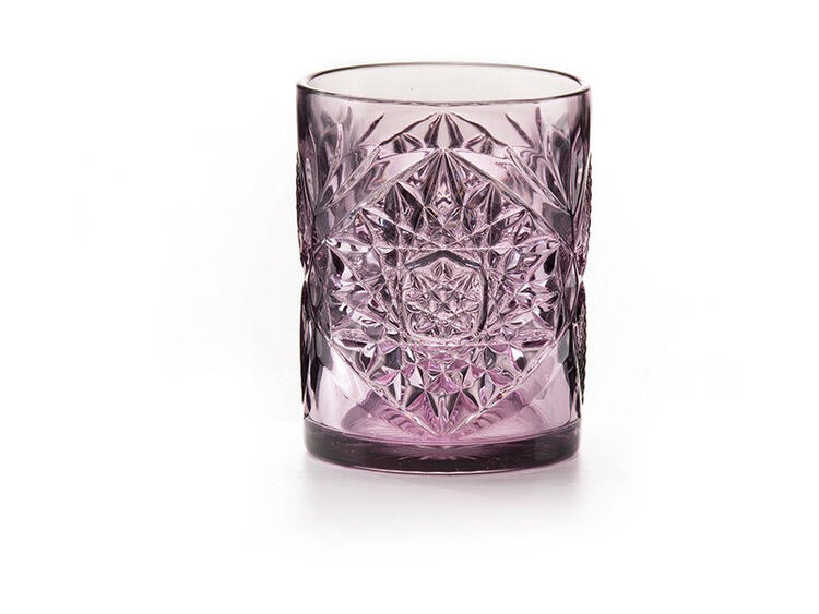 VINTAGE PURPLE CANDELE SET 6 BICCHIERI 300 