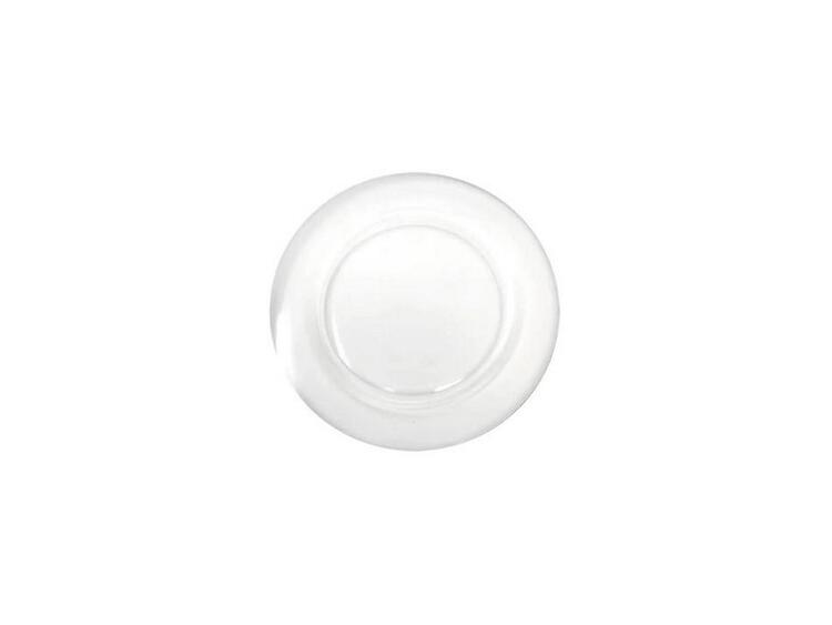 CLEAR PIATTO PANE TRASPARENTE VETRO CM 15