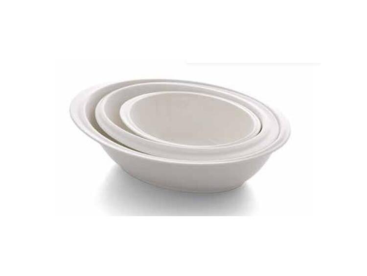 AMBASSADOR PURE INSALATIERA OVALE PORCELLANA OVALE CM 27,5X21
