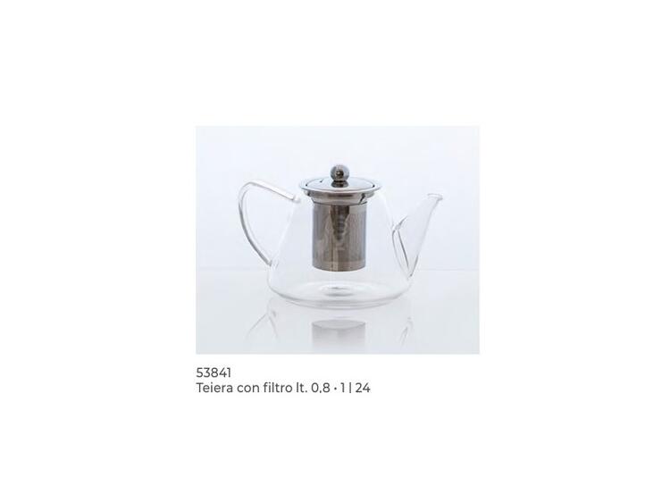 AURORA TEIERA CON FILTRO VETRO BOROSILICATO 0,8 L