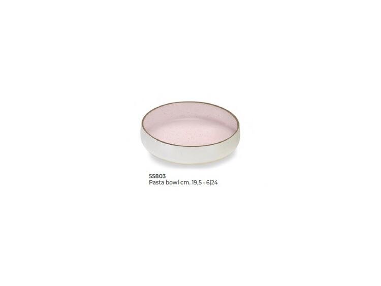 BISCUIT PASTA BOWL CM.19,5 PINK 