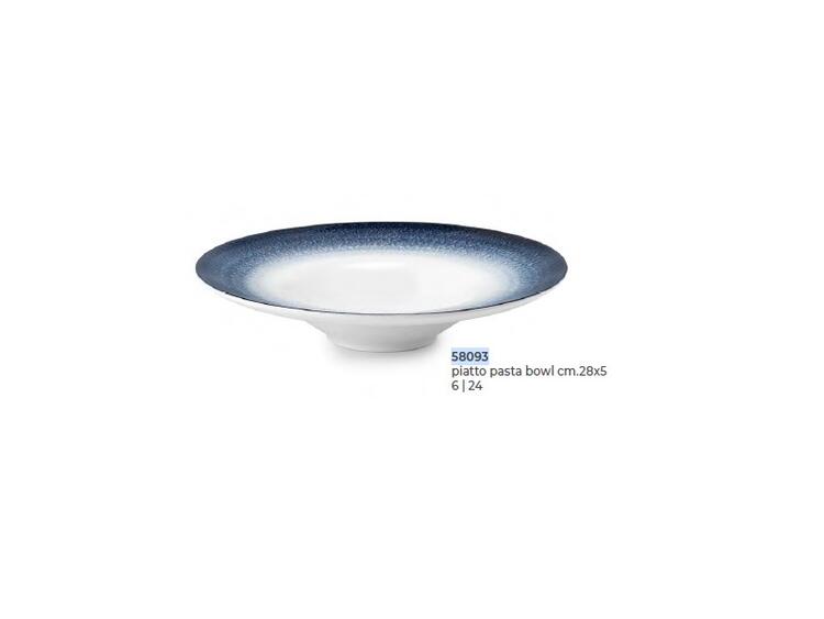 ONDA BLU PASTA BOWL 28X5 