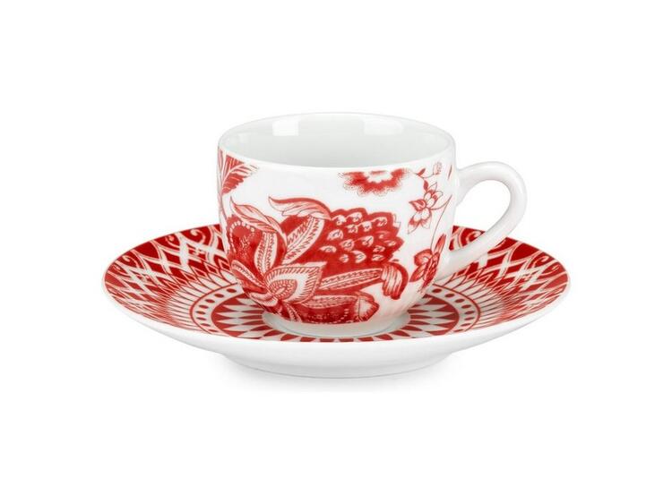 ARMONIA ROSSO SET 6 TAZZE CAFFE C/P 