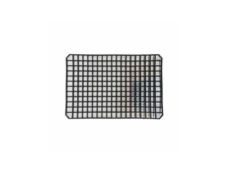 GRIGLIA PER VASCHETTA POLIETILENE NERA 240X400 MM