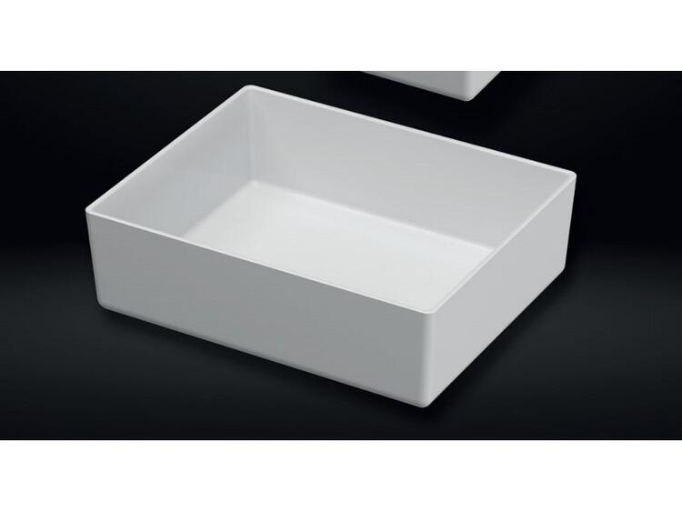 BRESCIA VASCHETTA MELAMMINA BIANCA 265X162X90 MM