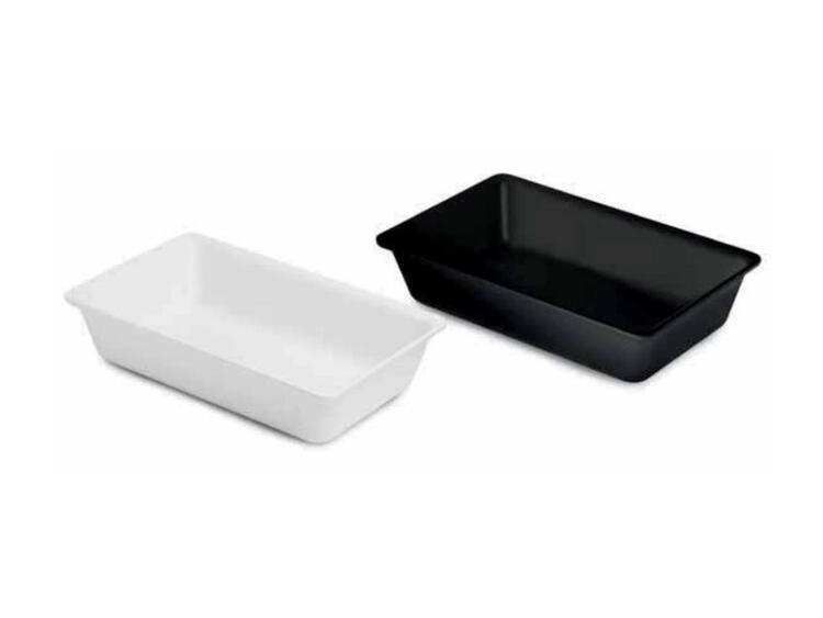 AOSTA VASCHETTA SERIE A5 MELAMMINA BIANCA 440X290X85 MM 